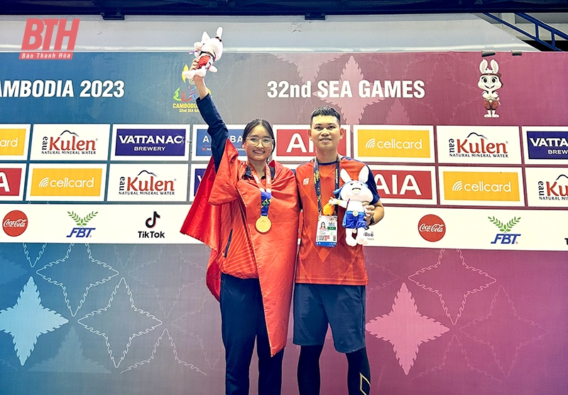 Los atletas de Thanh Hoa ganaron 17 medallas en los SEA Games 32