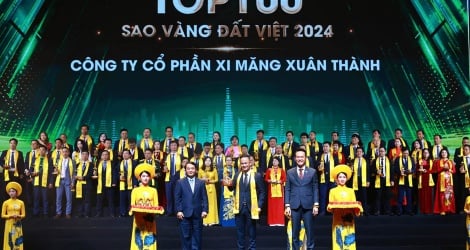 Xi măng Xuân Thành lần thứ 4 được vinh danh giải thưởng Sao Vàng đất Việt