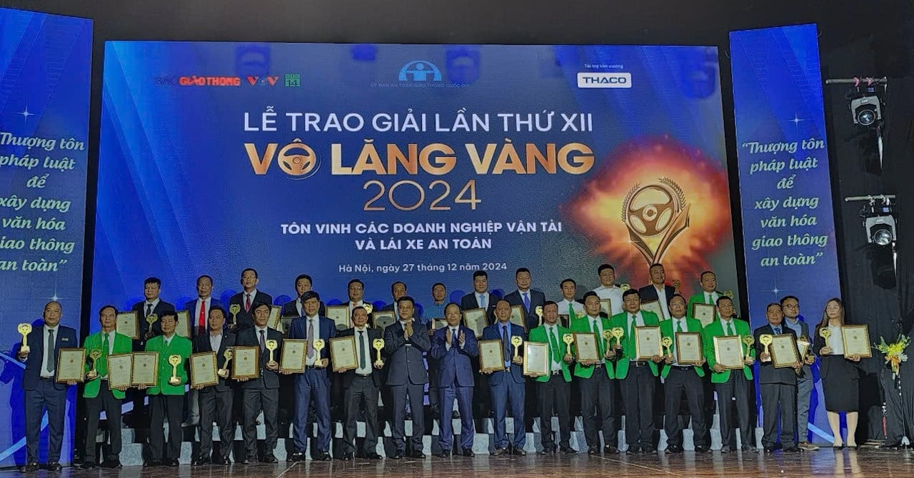 60 tài xế đạt giải thưởng Vô lăng vàng năm 2024