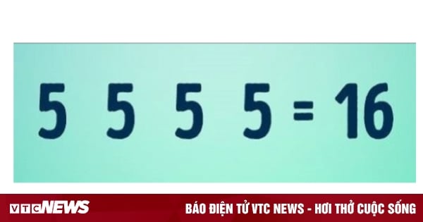 มีเลข 5 สี่ตัว คุณจะได้ผลลัพธ์เป็น 16 ได้อย่างไร?