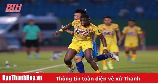 Dong A Thanh Hoa regrettably shared points with home team Becamex Binh Duong