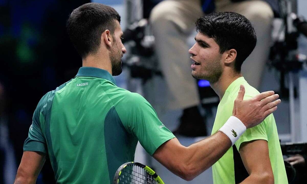 Alcaraz admite que no está al mismo nivel que Djokovic