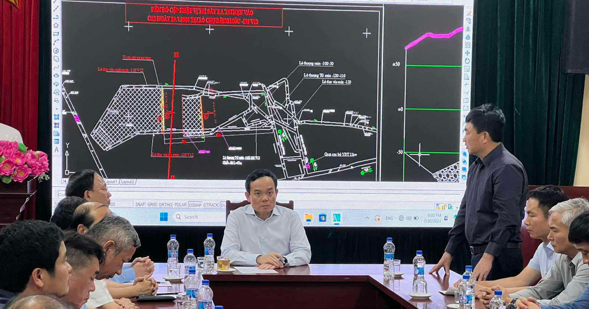 El viceprimer ministro Tran Luu Quang da instrucciones para superar las consecuencias del accidente minero en Quang Ninh