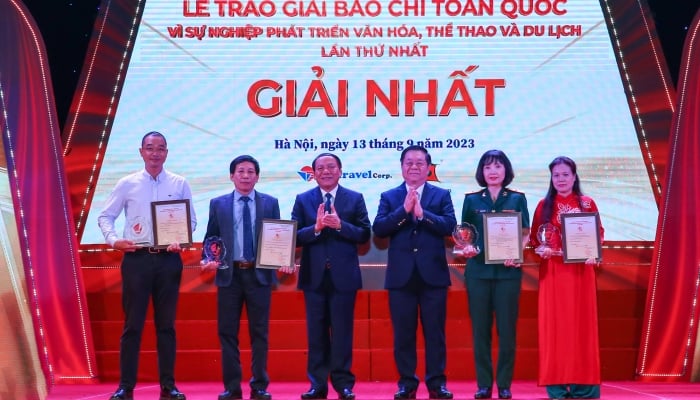 Báo Nhà báo & Công luận có 2 tác phẩm được trao Giải báo chí toàn quốc về văn hóa, thể thao, du lịch