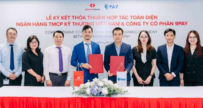 9Pay hợp tác Techcombank nâng tầm trải nghiệm thanh toán số cho doanh nghiệp SME