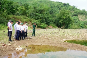 Phó Chủ tịch UBND tỉnh Lê Đức Tiến kiểm tra lưu thông trên Quốc lộ 15D và Cửa khẩu quốc tế La Lay