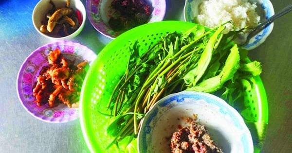 Soc Trang countryside specialty, a difficult-to-pronounce fish sauce made from "random freshwater fish" eaten with fresh vegetables and raw fruit.