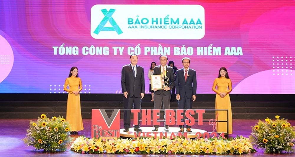 Bảo hiểm AAA vào top 10 công ty bảo hiểm phi nhân thọ tốt nhất Việt Nam 2024