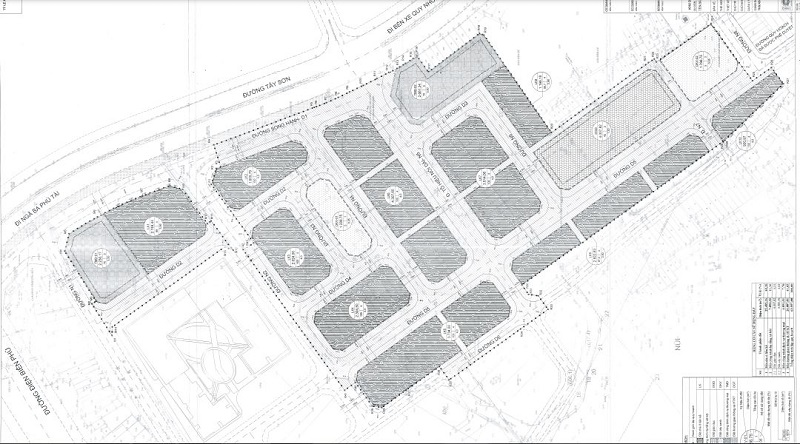 Quy hoạch Dự án Khu dân cư, dịch vụ và giáo dục phía Tây đường Tây Sơn.