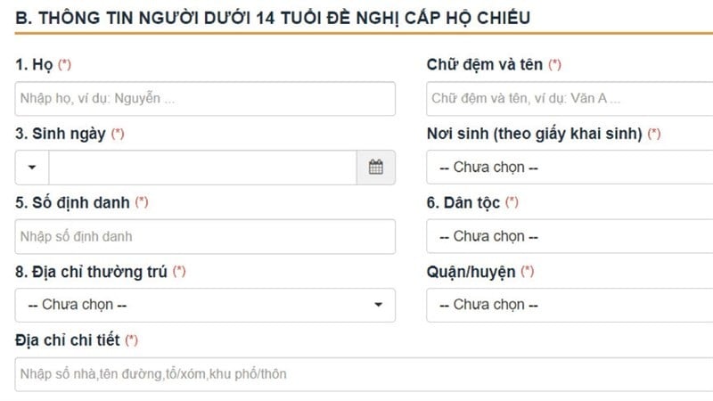 Dưới 14 tuổi vẫn có thể làm hộ chiếu theo hình thức online nhanh chóng, tiện lợi
