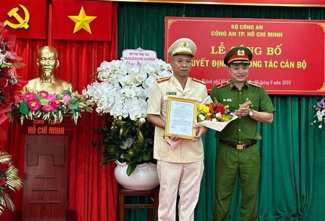 Công an TPHCM, Bình Thuận bổ nhiệm Trưởng phòng, Thủ trưởng Cơ quan Cảnh sát điều tra