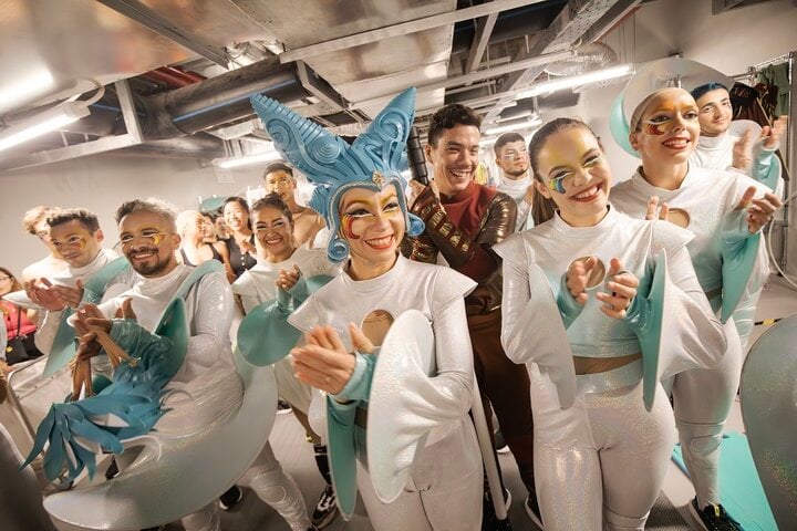 Les acteurs s'entraînent dur pour le jour de la première du spectacle, le 26 janvier.