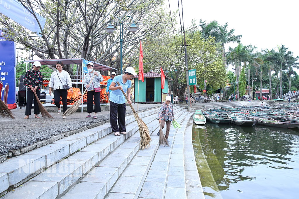 Đảm bảo cảnh quan môi trường sạch đẹp góp phần phục vụ Tuần du lịch Ninh Bình năm 2023