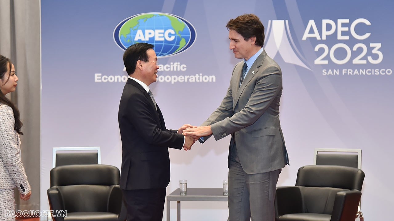 El Presidente Vo Van Thuong pidió a Canadá que continúe apoyando a Vietnam en el ámbito del mantenimiento de la paz.