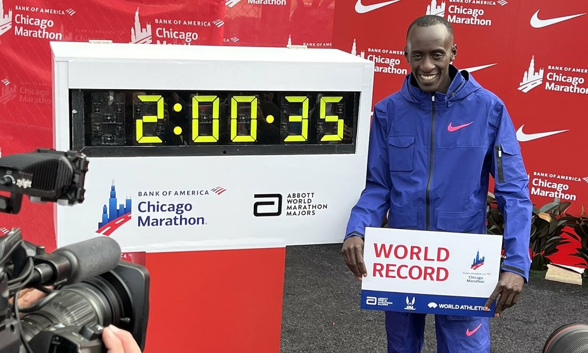 Kiptum surpris de battre le record du marathon de Kipchoge