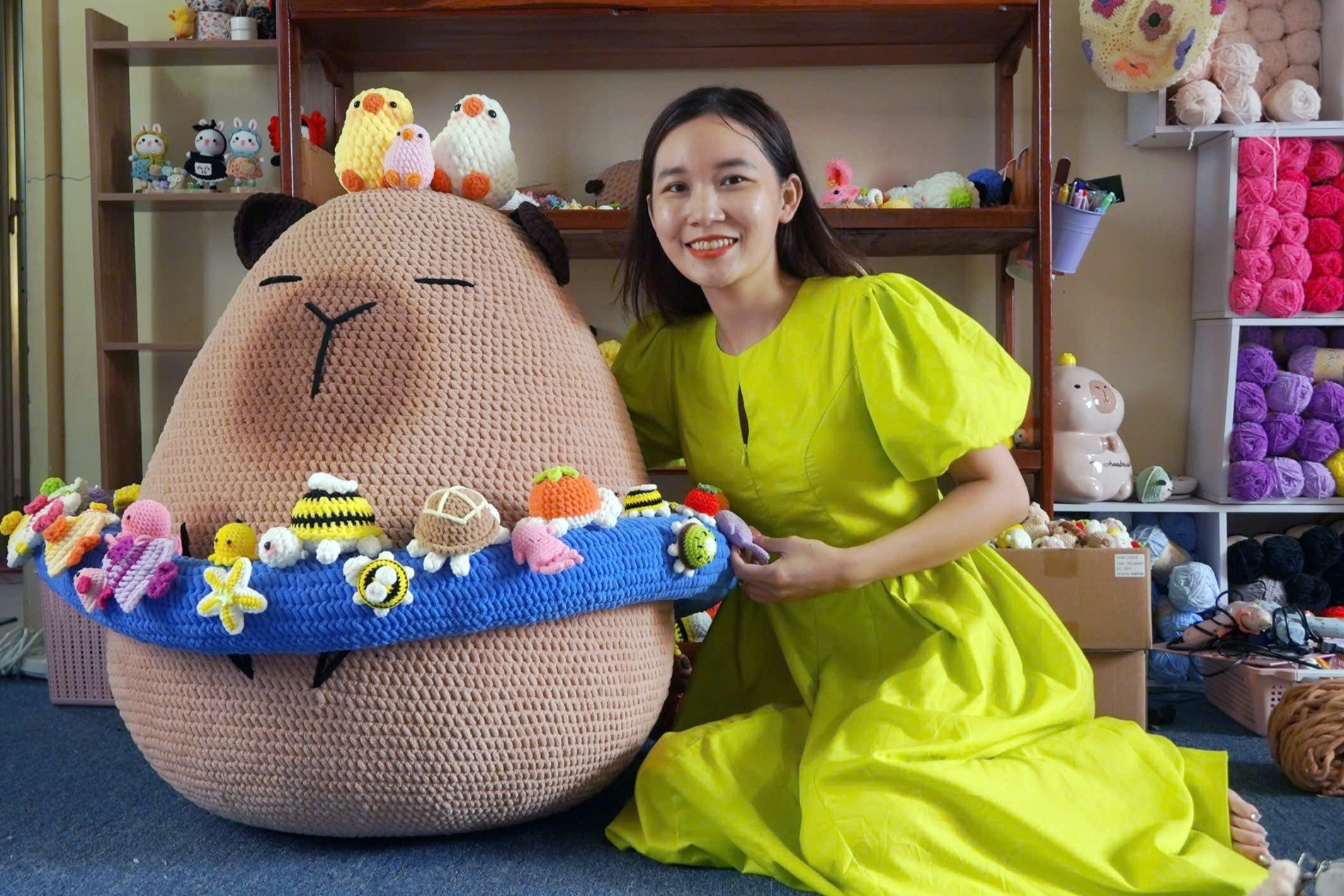 Can Tho girl earns a lot of money thanks to her unique job