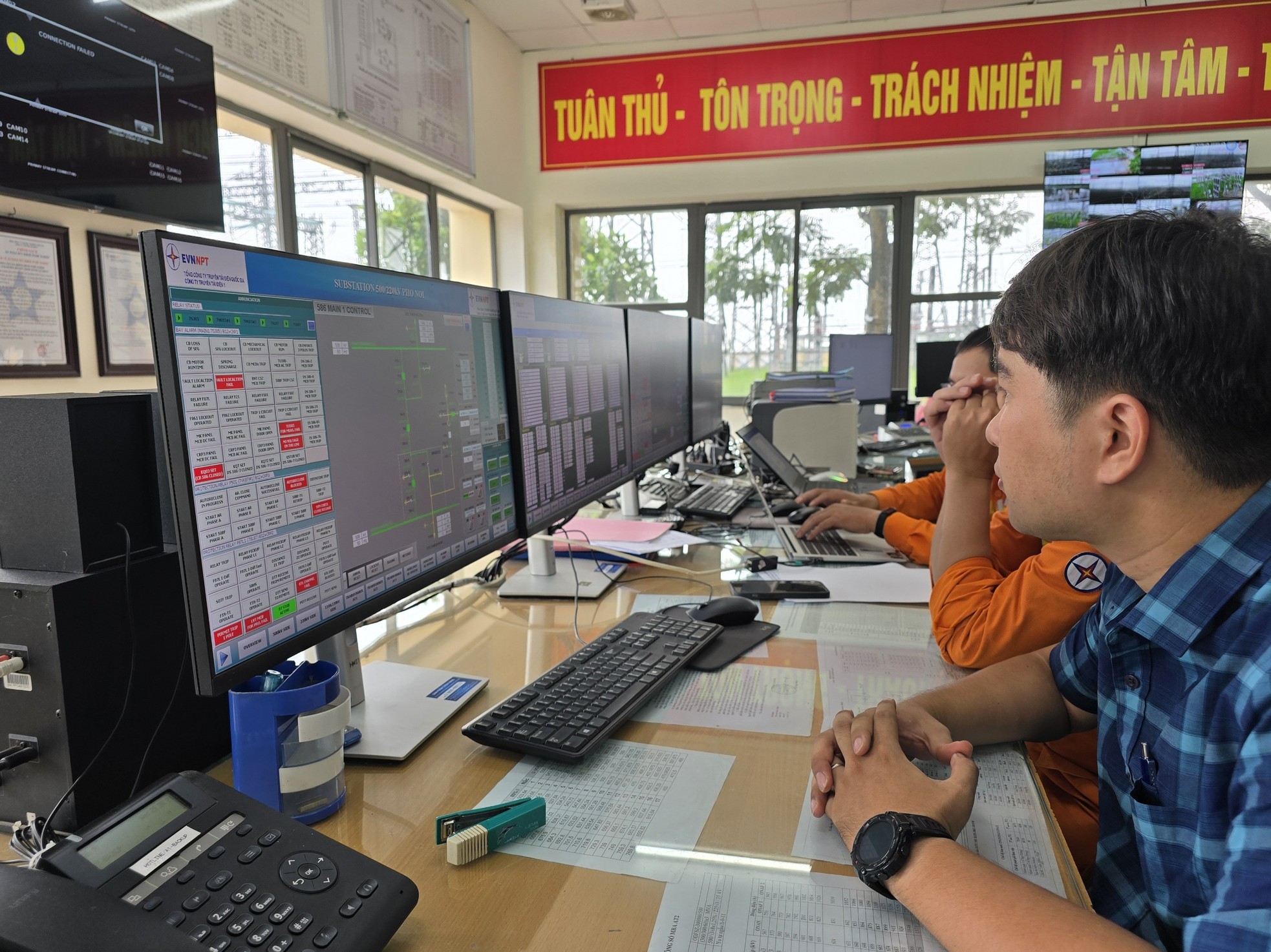 Image of the giant transformer station of the 500kV circuit 3 project in Pho Noi, Hung Yen reaching the finish line ahead of schedule photo 15