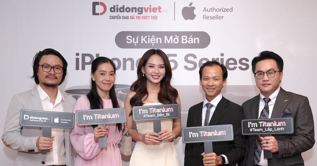 Di Động Việt bán gần 10.000 iPhone 15 series sau 1 tuần mở bán