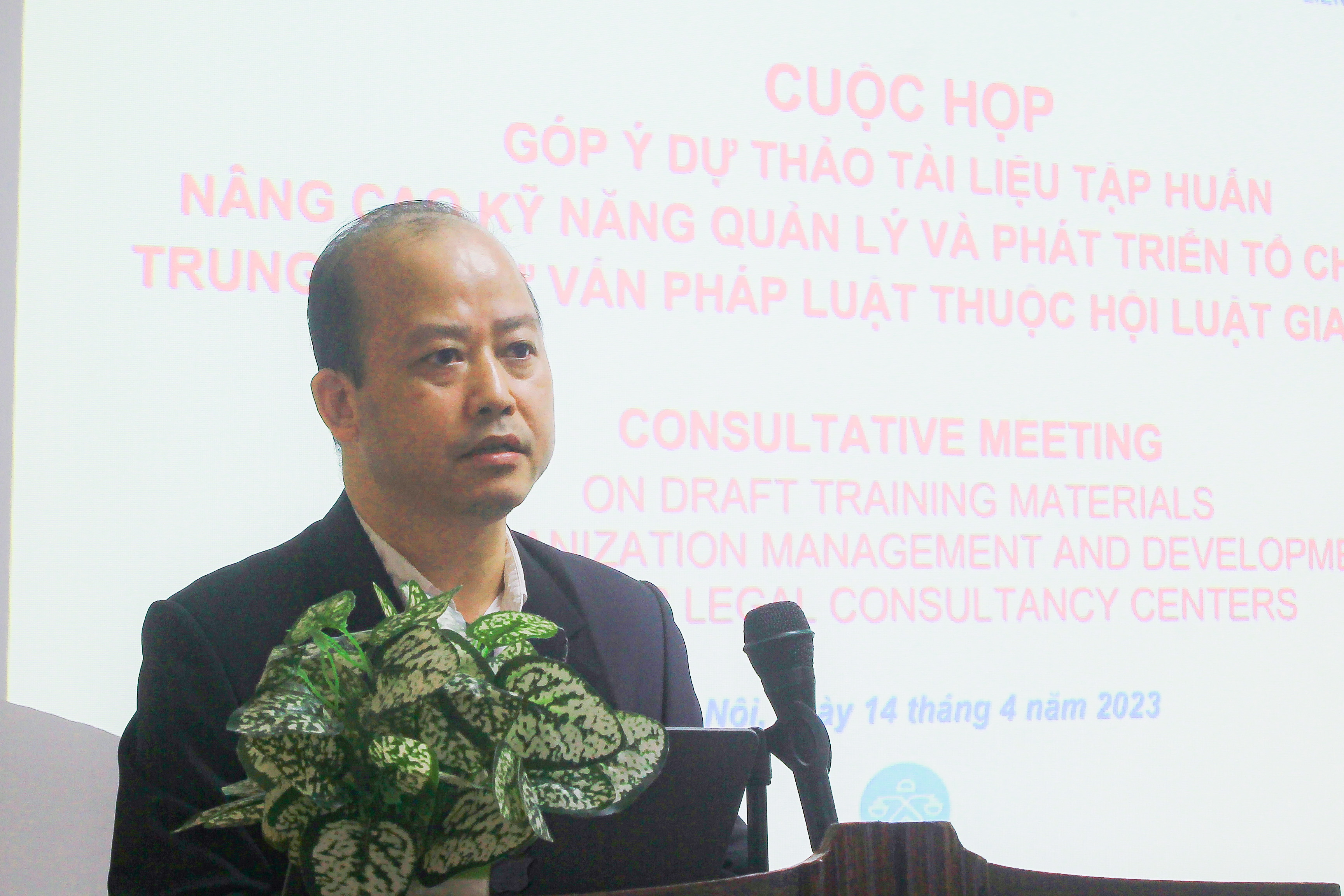 Veranstaltung – Verbesserung der Managementfähigkeiten und organisatorische Entwicklung von Rechtsberatungszentren der Vietnam Lawyers Association (Abbildung 3).