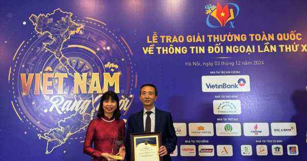 « La bibliothèque vietnamienne » a remporté le deuxième prix du Prix national de l'information étrangère