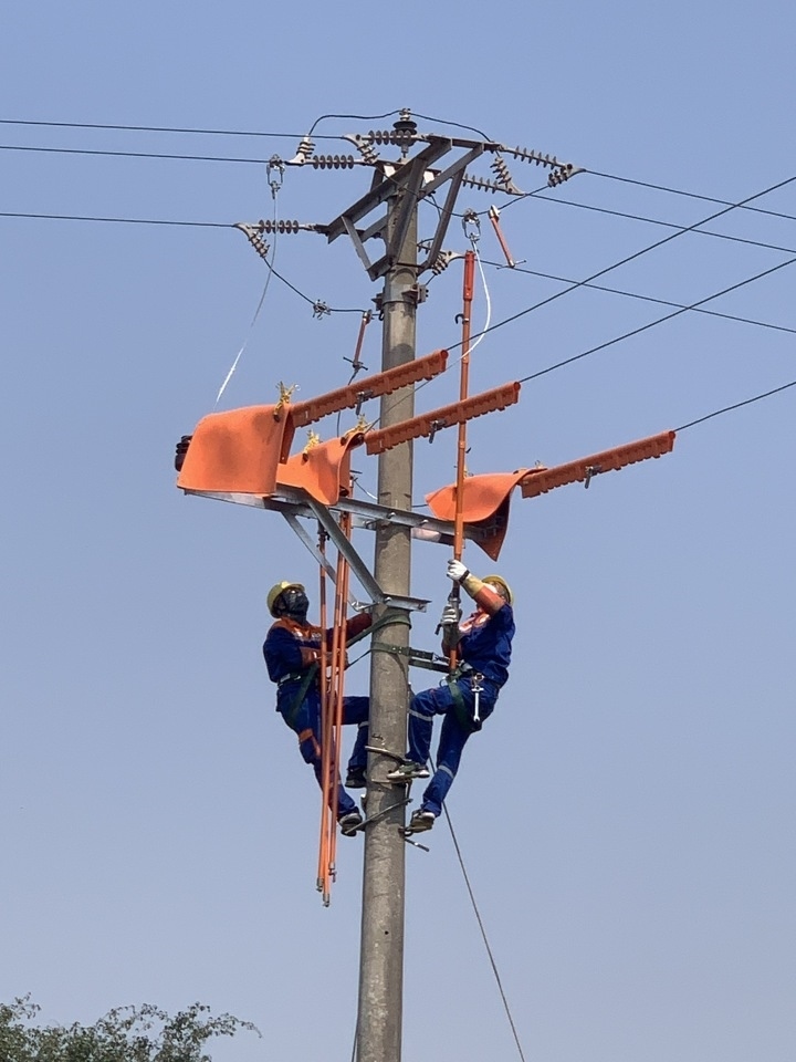 ナムディン電力はホットライン電気修理技術を効果的に適用します - 2