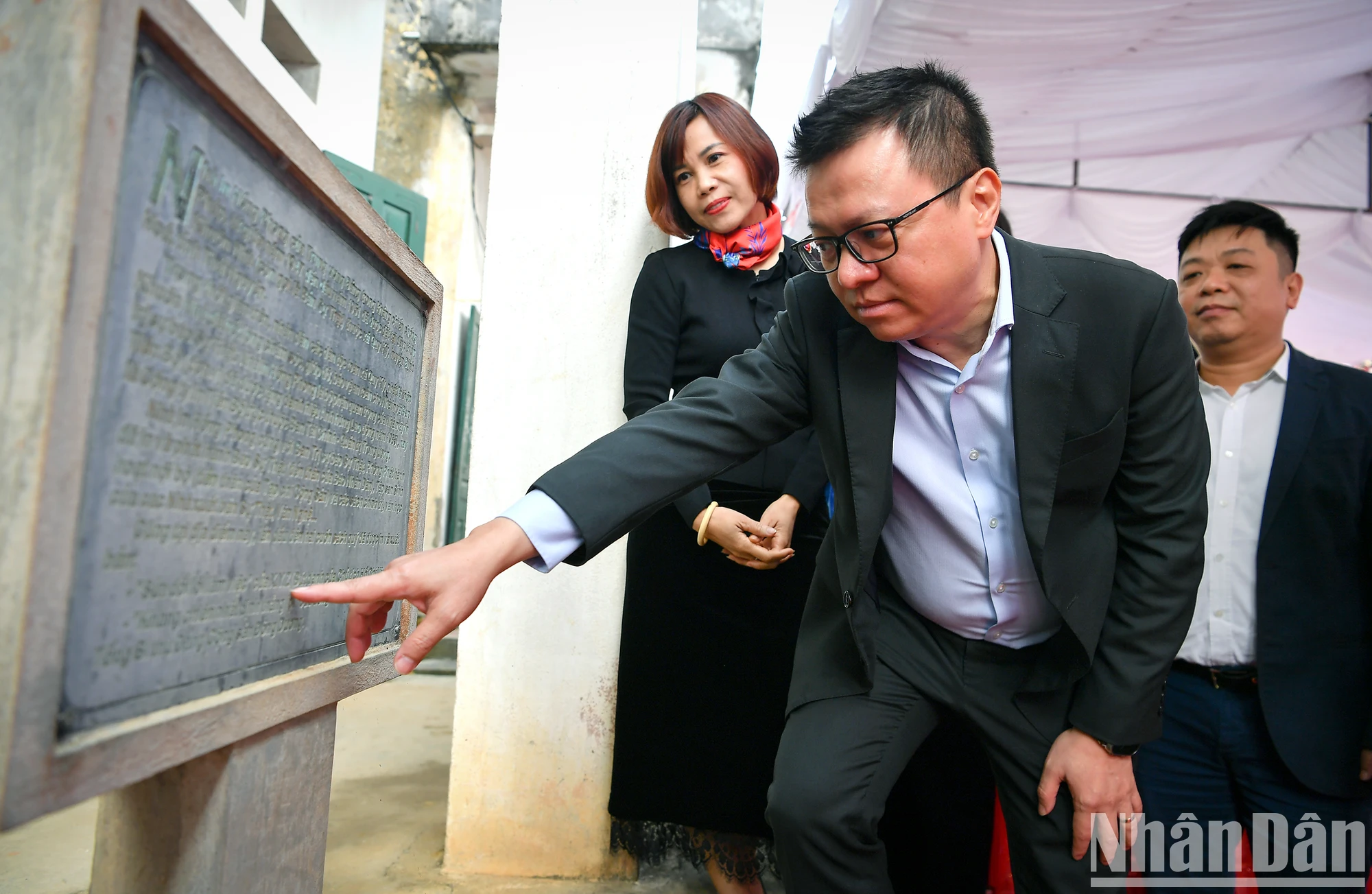 [写真] ニャンダン新聞の前身であるスータット新聞の印刷所の歴史的遺跡の修復のための起工式 写真6