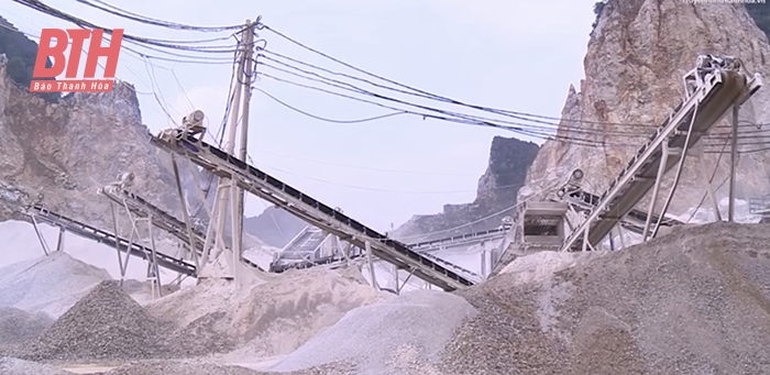 Producción de arena artificial en Thanh Hoa