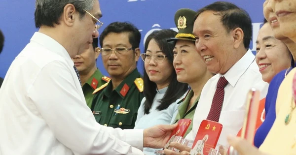 Ciudad Ho Chi Minh rinde homenaje a 96 miembros ejemplares del partido