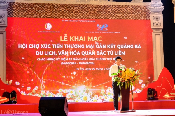 Opening of the Trade Promotion Fair to promote tourism and culture in Bac Tu Liem district