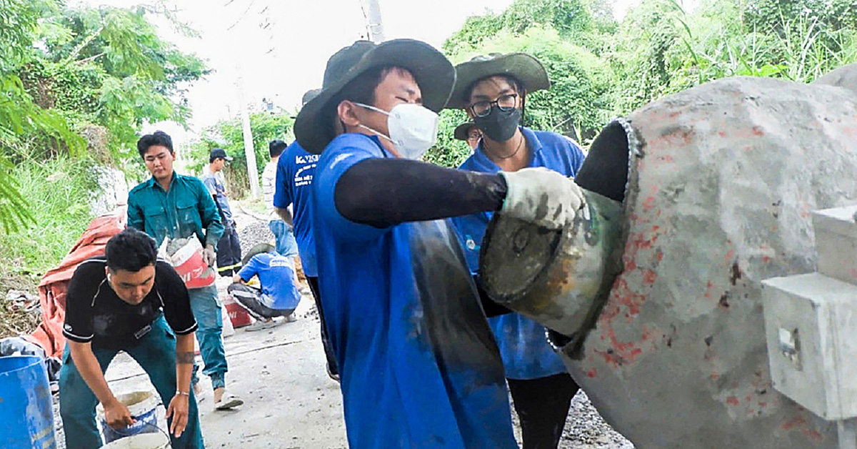 Làm tốt nhiều hoạt động phát sinh trong hè tình nguyện