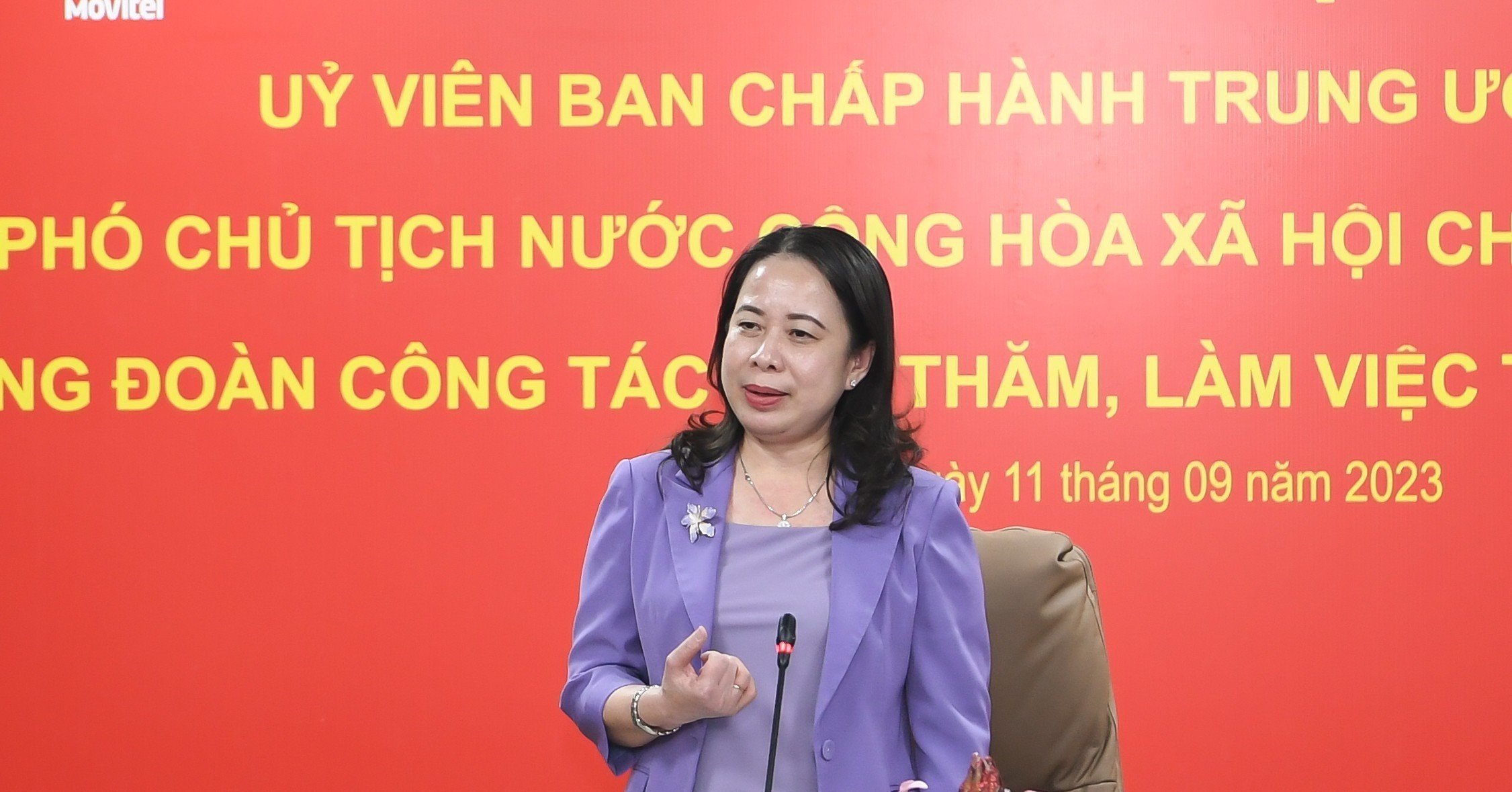 La vicepresidenta Vo Thi Anh Xuan: "Espero que Movitel cree un nuevo milagro"