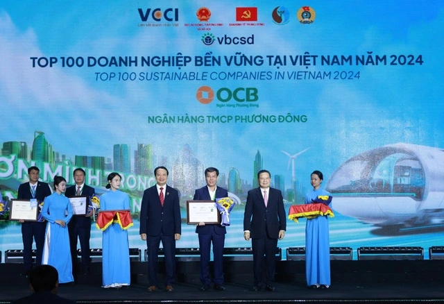 OCB ស្ថិតនៅក្នុងអាជីវកម្មប្រកបដោយនិរន្តរភាពកំពូលនៅឆ្នាំ 2024