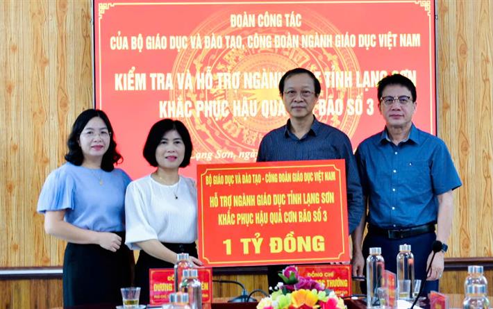 Toàn bộ trường học tỉnh Lạng Sơn sẵn sàng dạy học trở lại sau bão