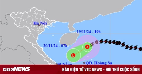 Bão số 9 suy yếu thành áp thấp nhiệt đới, miền Trung có nơi mưa to và dông