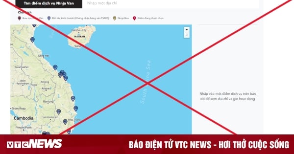 บริษัทขนส่ง Ninja Van ลบแผนที่อธิปไตยทางทะเลและเกาะต่างๆ ของเวียดนามที่ไม่ถูกต้อง