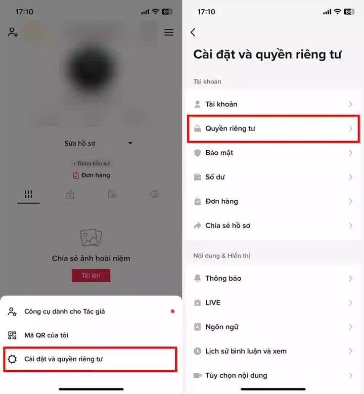 Instructions on how to delete location data on TikTok - 1