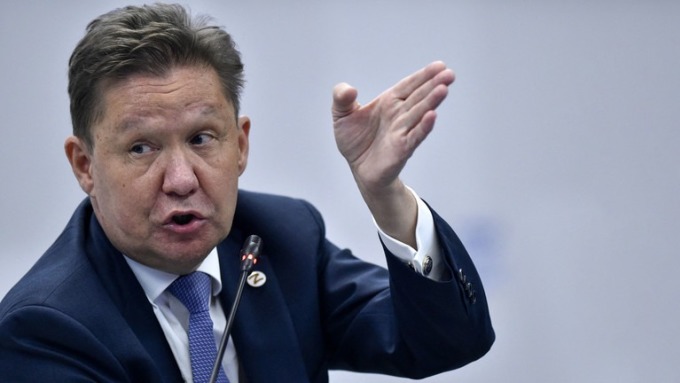 CEO đại gia khí đốt Gazprom Aleksey Miller. Ảnh: AFP