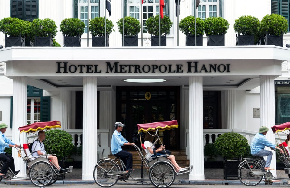 Sofitel Legend Metropole Hanoi Hotel is one of the places that attracts guests to book rooms when coming to Hanoi. Photo: Hoai Nam