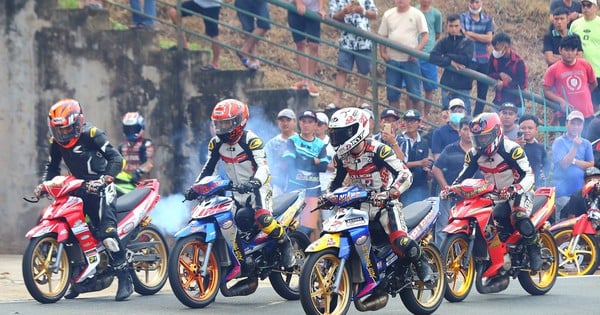 National Day, go to Can Tho to watch 67 athletes compete in motorcycle racing