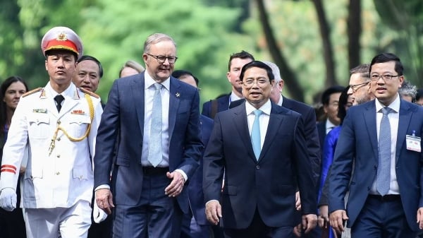 Official welcoming ceremony for Australian Prime Minister Anthony Albanese at the Presidential Palace