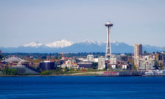 Seattle liegt im Westen des Staates Washington, eine Stadt, die mit vielen wunderschönen Landschaften gesegnet ist.