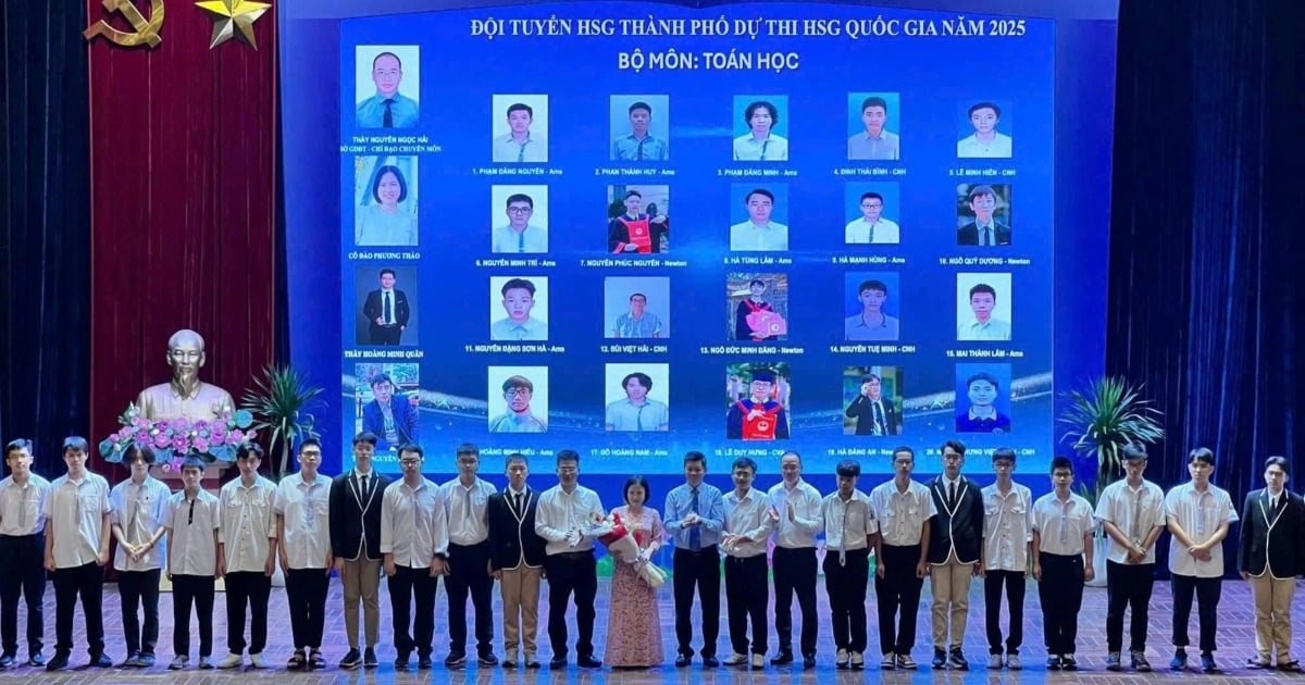 4 học sinh trường tư vào đội tuyển học sinh giỏi toán quốc gia của Hà Nội