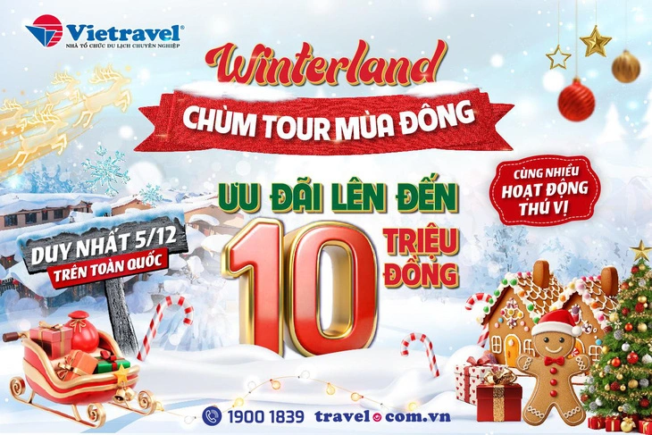 Winter trip with many promotions from Vietravel