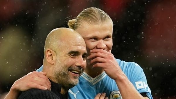 Thành tích của Erling Haaland và HLV Pep Guardiola đi vào lịch sử sau trận thắng Man Utd