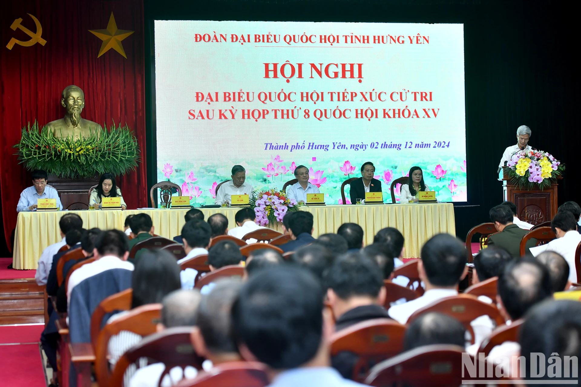 [Photo] General Secretary To Lam meets voters in Hung Yen province photo 9