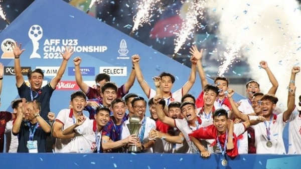 Vietnam U23 squad and players "increased in price" after winning the 2023 Southeast Asian U23 Championship