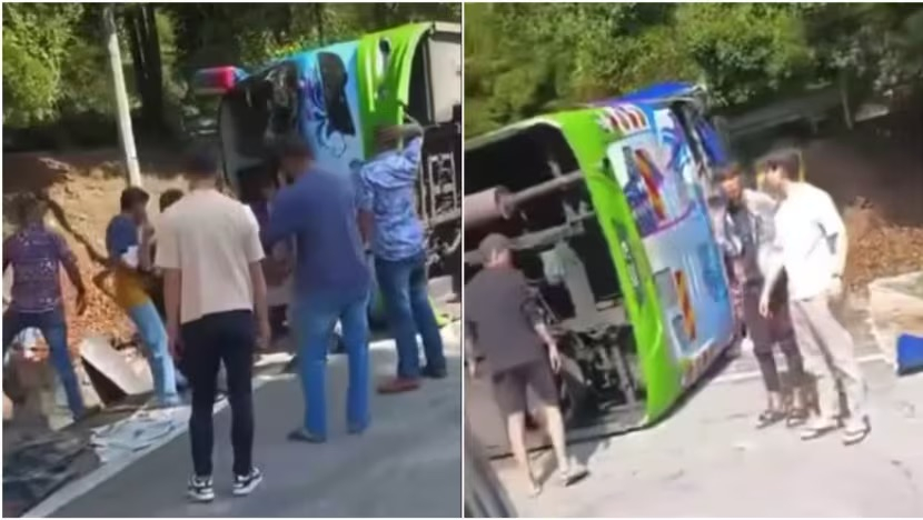 Zwei chinesische Touristen starben nach einem Busunfall in Genting Highlands, Bild 1