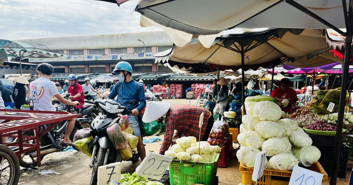 Sau rằm tháng Giêng, hàng hóa về chợ đầu mối dồi dào trở lại