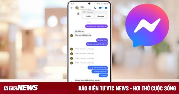 Cách xem tin nhắn đã gỡ trên Messenger