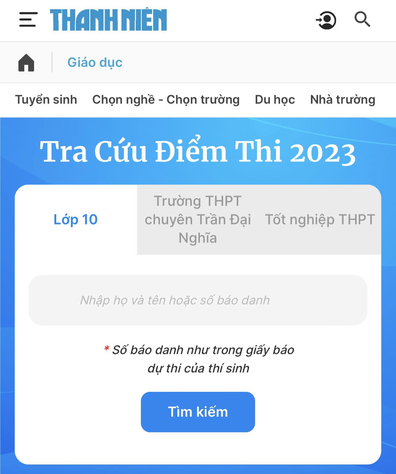 Đã có điểm thi lớp 10 TP.HCM, bạn đọc tra cứu ngay trên Báo Thanh Niên - Ảnh 2.